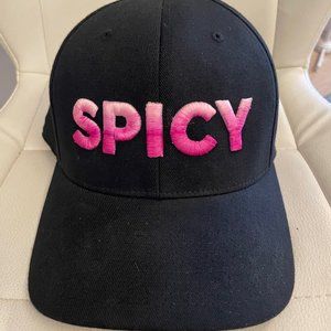 Custom Black and Pink Adjustable Baseball Hat
